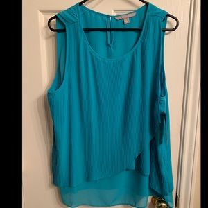 Layered short sleeve top NWT